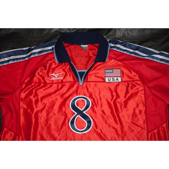 Mizuno Football Club Soccer V Neck USA Jersey - Picture 2 of 5